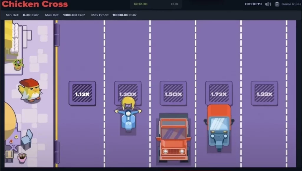 casino chicken road game