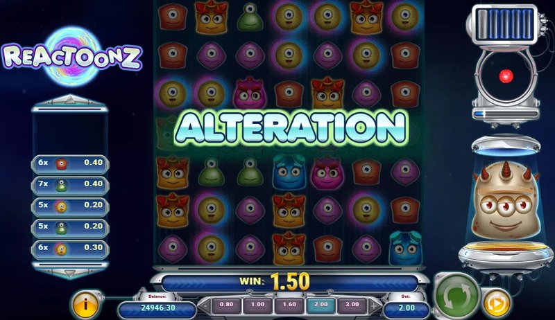 Meilleur reactoonz slot recension à Canada